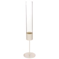 Artikel Moderne glazen cilinder kaarsenhouder van 45 cm
