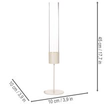 Artikel Moderne glazen cilinder kaarsenhouder van 45 cm