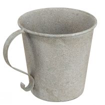 Artikel Taps toelopende kandelaar vintage beker decoratief grijs Ø11cm H11cm