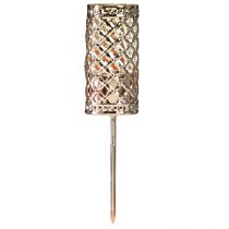 Artikel Stokkaarsenhouders, goud, Ø22mm, H10cm, 4 stuks