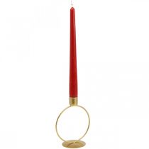 Kandelaar gouden kandelaar metalen ring Ø10.5cm
