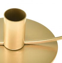 Artikel Decoratieve ring metalen ring kandelaar champagne Ø35cm