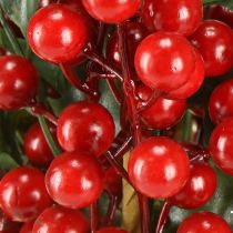 Artikel Hulst kersttak bessen Ilex kunst 45cm 6 stuks