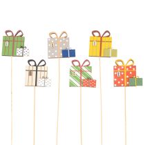 Artikel Cadeauset met plantenetiketten, houten design, 31 cm, 12 stuks