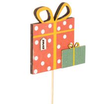 Artikel Cadeauset met plantenetiketten, houten design, 31 cm, 12 stuks