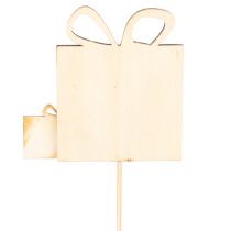 Artikel Cadeauset met plantenetiketten, houten design, 31 cm, 12 stuks