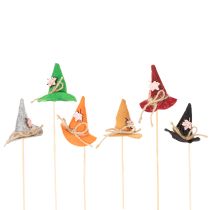 Artikel Decoratieve vilten heksenhoedjes als tafeldecoratie voor de herfst, 28 cm, 12 stuks