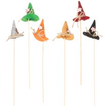 Artikel Decoratieve vilten heksenhoedjes als tafeldecoratie voor de herfst, 28 cm, 12 stuks