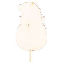 Artikel Decoratieve kerstman-stekers voor bloemstukken en potplanten, 31 cm, 12 stuks