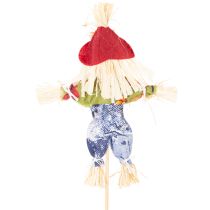 Artikel Bloemstokken/vogelverschrikkers voor bloemstukken 37 cm 6 stuks
