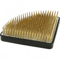 Artikel Insteekbare egel Kenzan kwart insteekhulp zilver messing 80×80mm