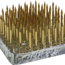 Artikel Insteekegel Kenzan vierkante bloemegel messing 40×40mm