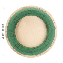 Artikel Steekschuimkrans houten plank nat steekschuim 38cm 2 stuks