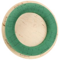 Artikel Steekschuimkrans op hout nat steekschuim groen Ø29cm
