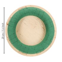 Artikel Steekschuimkrans op hout nat steekschuim groen Ø29cm