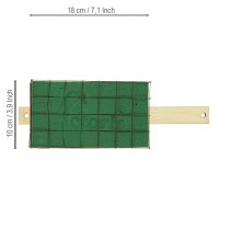 Artikel Steekschuimsteen Florette Eco houten voet 18×10cm