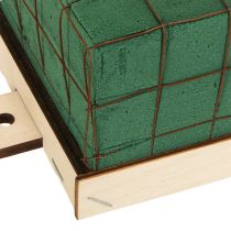 Artikel Steekschuimsteen Florette Eco met hout 10×10cm
