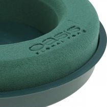 Artikel Steekschuimring met basis voor arrangement groen Ø24cm 2 st