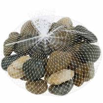 Artikel River Pebbles Natuurlijk Licht en Donker 3-6cm 1kg
