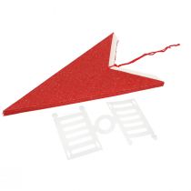 Artikel Stervormige hangdecoratie van papier met jutekoord