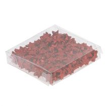 Artikel Ster Glitter 1,5cm om rood te strooien 144st