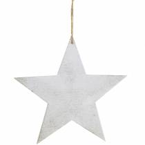 Artikel Kerstdecoratie ster om op te hangen 30cm 3st
