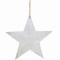 Artikel Kerstdecoratie ster om op te hangen 30cm 3 st