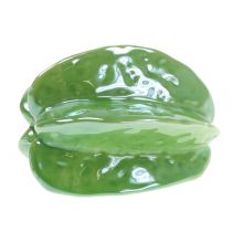 Artikel Sterfruit Carambola Keramische Decoratie 10cm Groen 3-delige Set