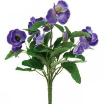 Kunst viooltje violet kunstbloemen weide bloem 30cm