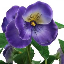 Kunst viooltje violet kunstbloemen weide bloem 30cm