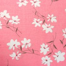 Decoratiestof bloemen roze 30 cm x 3 m