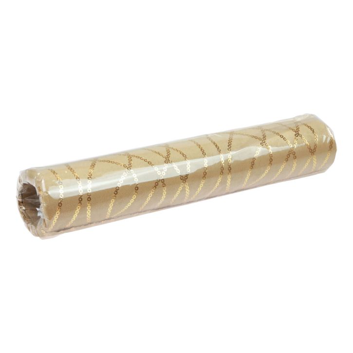 Artikel Tafelloper beige gouden kettingen tafelloper fluweel 28×270cm
