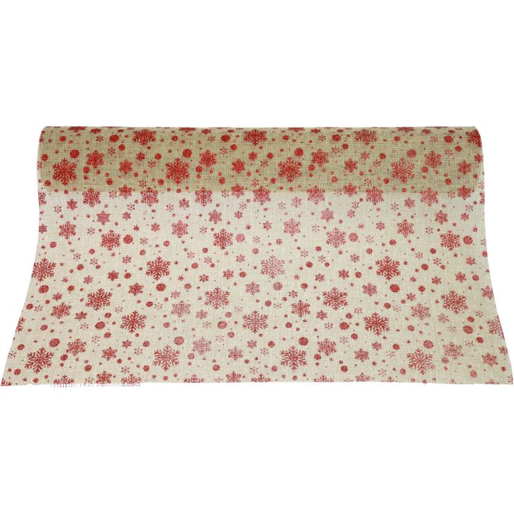 Artikel Tafelloper Kersttafelloper sneeuwvlokken 48×450cm