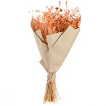 Artikel Boho gedroogd bloemenboeket, sinaasappel en abrikoos, decoratief, 45 cm, 80 g