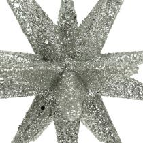 Artikel Sterren met mica champagne 11,5cm 4 st