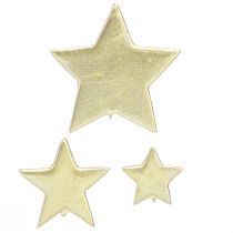 Artikel Verspreide decoratie sterren goud Ø3/5/7cm – 2e keus – 44 stuks