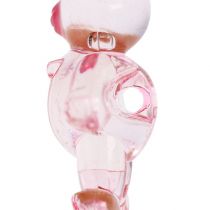 Artikel Roze teddybeer decoraties, 3,5 cm, 60 stuks
