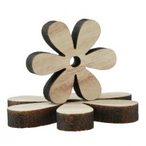 Artikel Strooidecoratie hout bloemen naturel bruin tafeldecoratie Ø2–6cm 20st