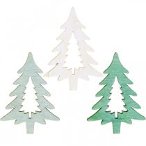 Artikel Strooidecoratie kerstboom groen 4cm 72 st