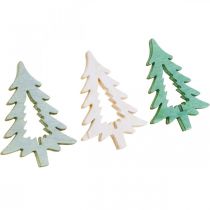 Artikel Strooidecoratie kerstboom groen 4cm 72 st