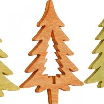 Artikel Strooidecoratie kerstboom oranje 4cm 72 st