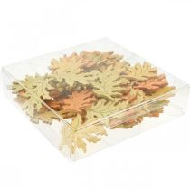 Artikel Tafeldecoratie herfst herfstbladeren verspreide decoratie bladeren 4cm 72 st