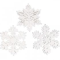 Artikel Strooistukjes sneeuwvlok, strooidecoratie ijskristal 3,5cm 72 st
