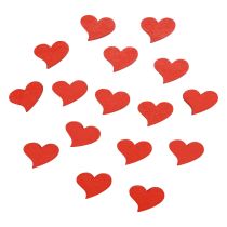Artikel Strooidecoratie harten decoratie houten harten tafeldecoratie rood 2cm 180st