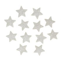 Artikel Strooisterren met glitter crème 2,5 cm 96 st