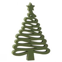 Artikel Strooikerstkerst dennenster groen 3x4,5cm 72 st