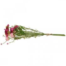 Artikel Rhodanthe Rosa - Roze Zijden Bloemen Kunstplant Strobloem Bos Decoratieve Bloemen 46cm