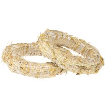 Artikel Strokrans leeg, strokrans basis, stro ring 15/3cm, 2 stuks