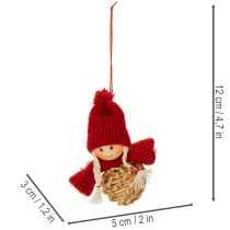 Artikel Set van rietjesversieringen voor de kerstboom, figuurtjes en sterren van 6 cm, 30 stuks.