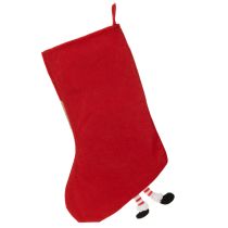 Artikel Kerstsok met ophangmotief, 50 cm, 3 stuks